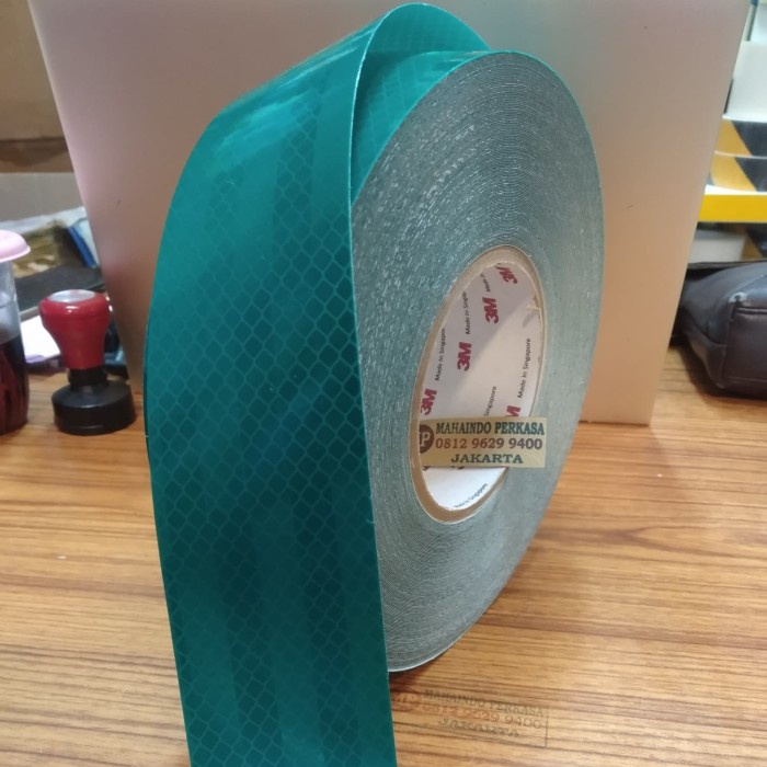 

✨Sale 3M Egp Sticker Reflective Tape Diamond - Hijau Limited
