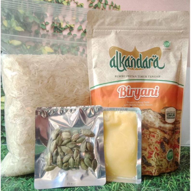 

Paket NASI KEBULI, KABSAH, BRIYANI INSTAN bumbu Alkandara