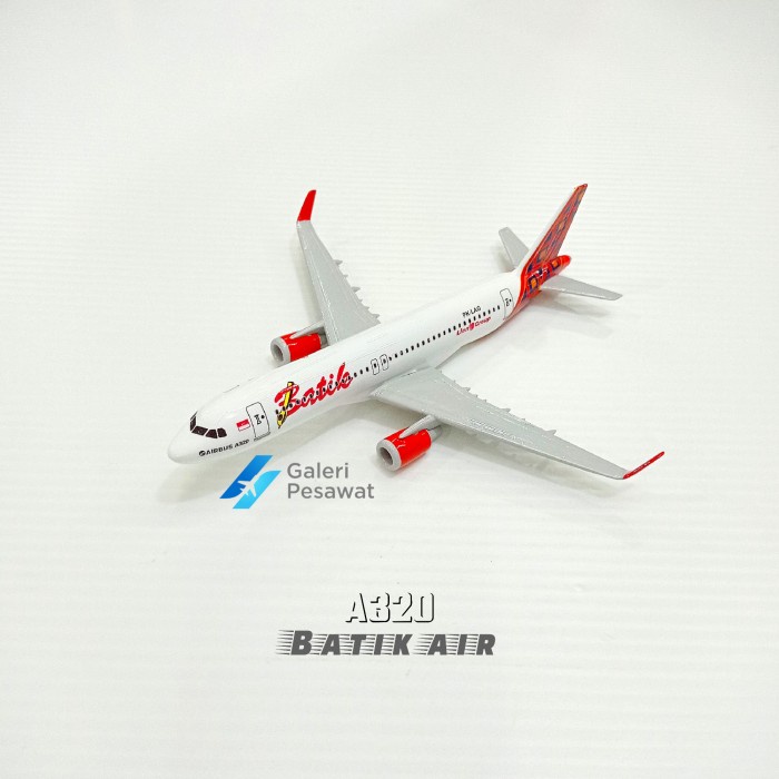 REPLIKA MINIATUR PESAWAT BATIK AIR A320