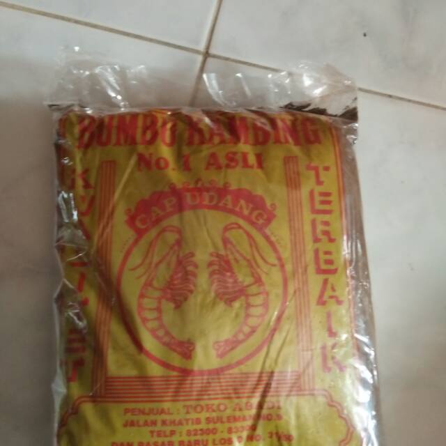 

Bumbu pemasak kambing cap udang padang 1 kg