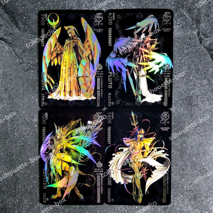 ✅New Saint Seiya Sacred Saga 16 Gods Hologram Card Diskon