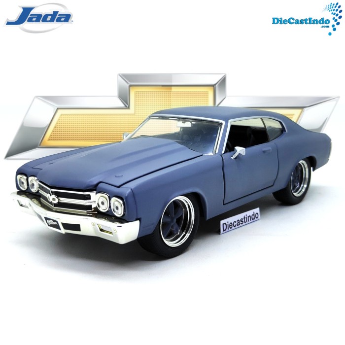 ✨New Jada 1:24 - Fast  Furious Dom'S Chevy Chevelle Ss Grey Doff Bisa Sameday