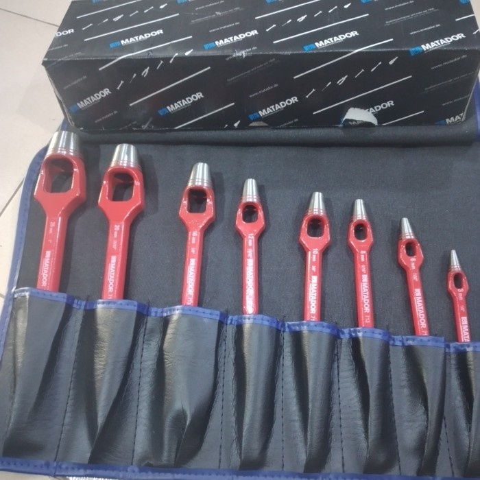 

✨Sale Gjt Hollow Punch Set /Alat Pembolong Plat Set 8 Pcs Matador Germany Terbatas