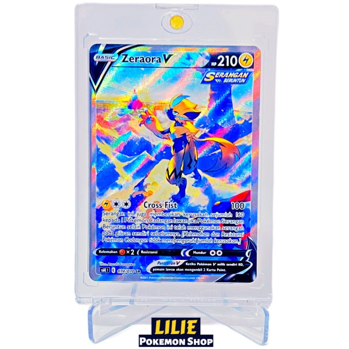 ✅New Zeraora V Sr Aa - Pokemon Tcg Indonesia Berkualitas
