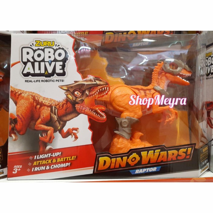 [Original] Zuru Robo Alive Dino Wars Raptor Terbaru