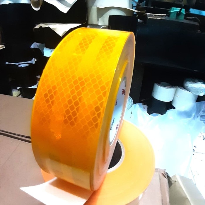 

✨Sale Revlective/Scotch Lite Tape Stiker 3M Egp 2 Inci X 45Mtr Bisa Gojek