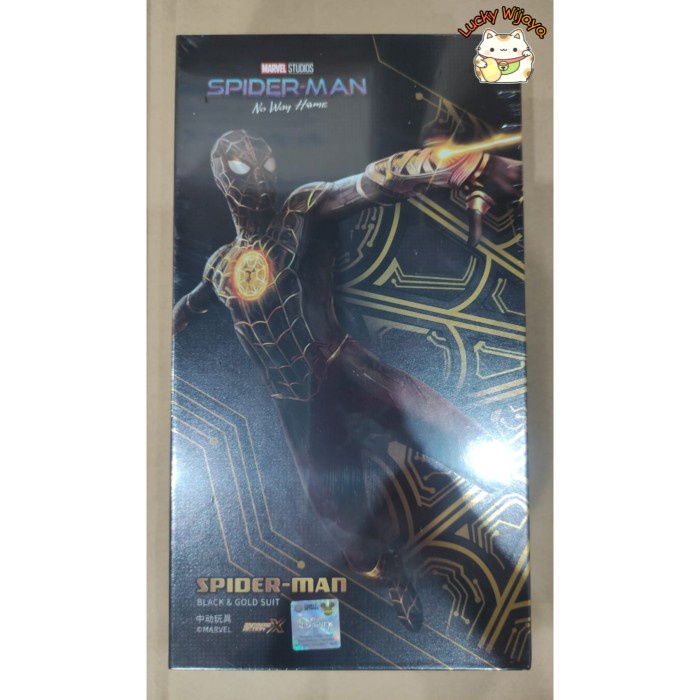 ✅Baru Zd Toys Spiderman No Way Home Black And Gold Suit Diskon