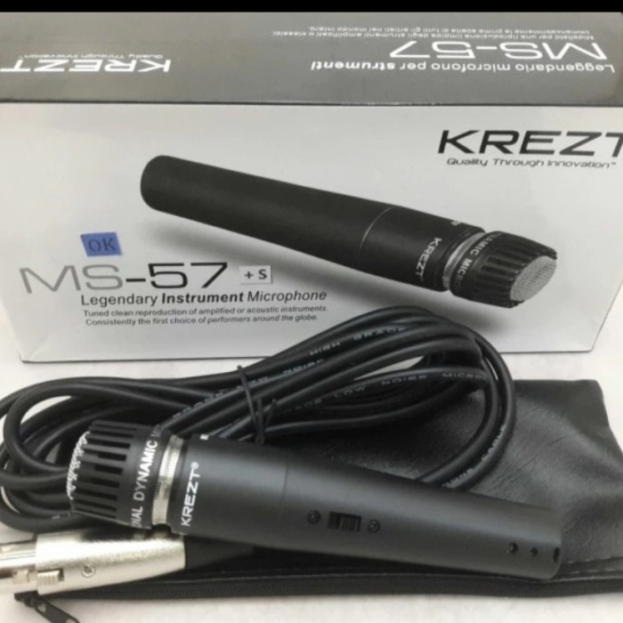 [Original] Mic Krezt Ms 57 Instrument Original Microphone Krezt Ms 57 Instrument Diskon