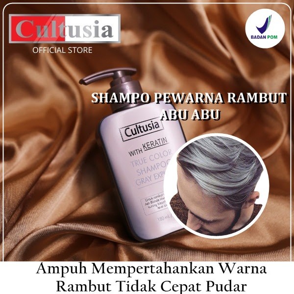 Perawatan Rambut Warna Aman BPOM Shampoo Grey Abu Abu