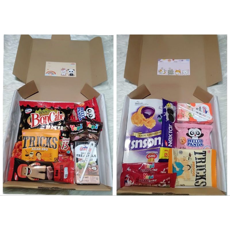 

snack box / hampers Snack / kado Snack murah
