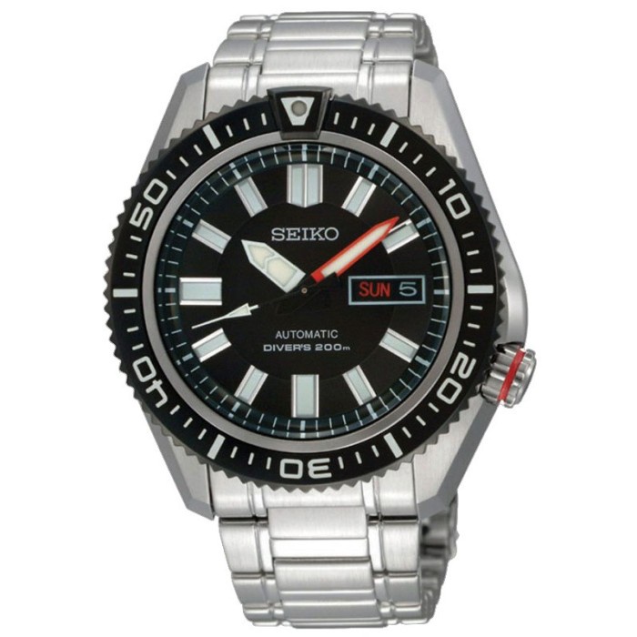 ✅Ori Seiko Skz325K1 Divers Stargate Automatic Silver Black Bisa Gojek