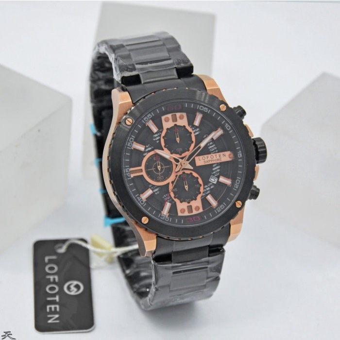 ✅Ready Lofoten F-6506Mbr - Jam Tangan Pria Original - Sapphire Black Berkualitas