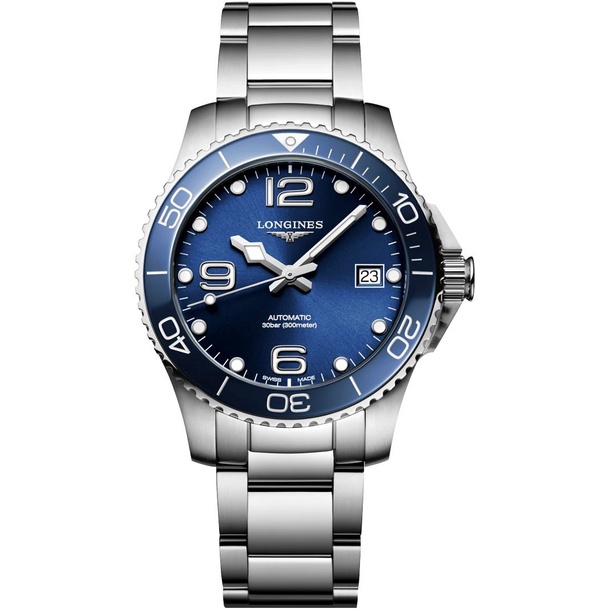 ✅Ready Longines Hydroconquest 39 Mm L3.780.4.96.6 Terbatas