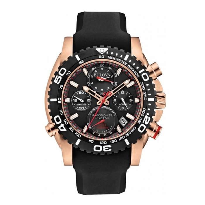 ✅Ori Bulova Precisionist 98B211 Chronograph Berkualitas