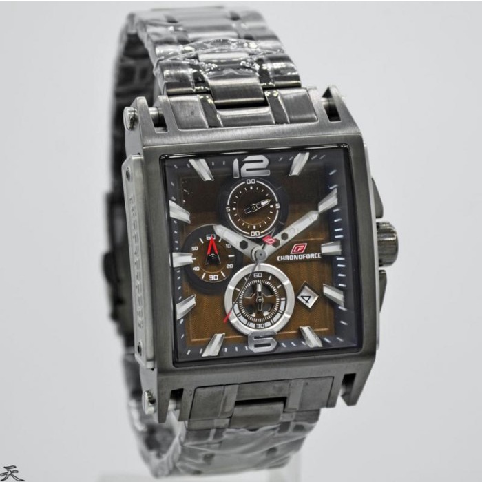 ✅Original Chronoforce 5312-2Mblu Brown Original Limited