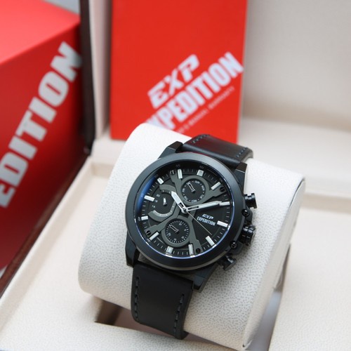 ✅Ready Expedition Pria E 6829 / E6829 Black - Jam Tangan Expedition Diskon