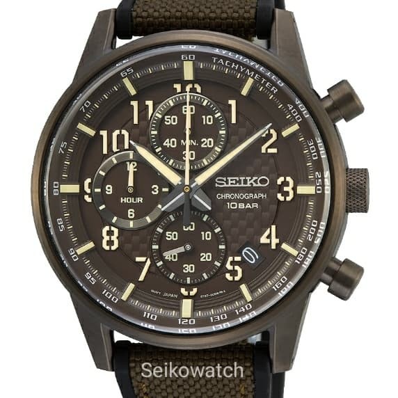 ✅Ori Seiko Chronograph Ssb371P1 / Ssb371 Quartz Wr100M Diskon