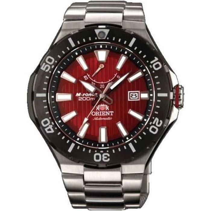 ✅Ready Orient M-Force Delta Sel07002H Automatic Red Diver 200M Original Terbatas