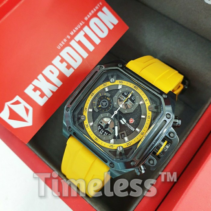 ✅Sale Jam Tangan Pria Expedition E 6812 M Yellow Terbaru