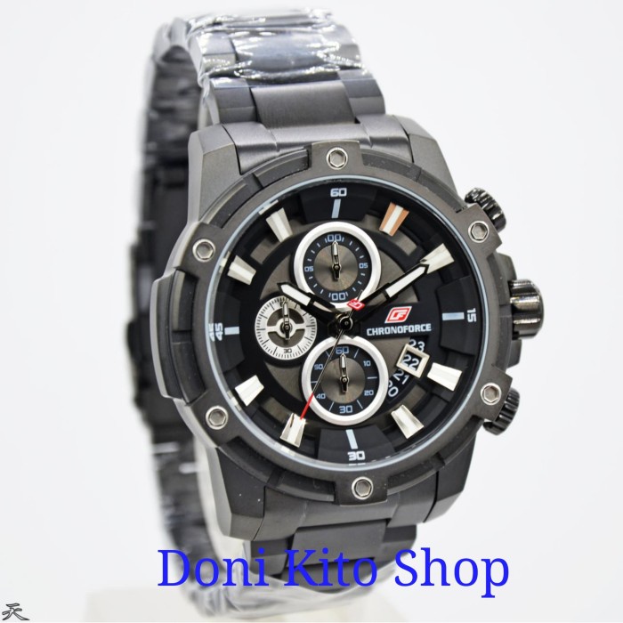 ✅Ready Jam Tangan Pria Original Chronoforce 5320 Black Terbaru