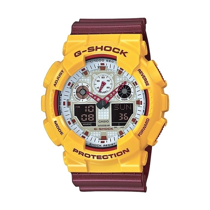 ✅Sale Sale Casio G-Shock Ga-100Cs-9Adr / Ga 100Cs 9A / Ga-100Cs-9A Diskon