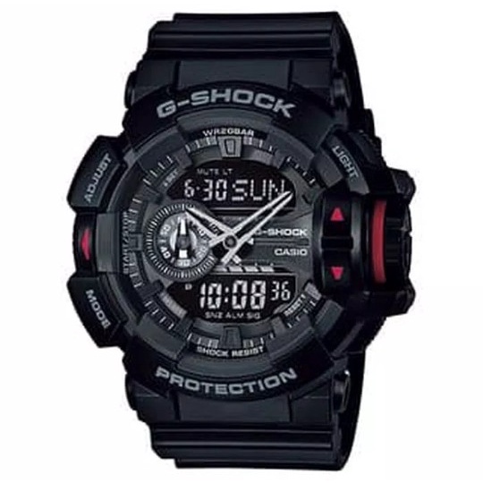 ✅Original Casio G-Shock Ga-400-1Bdr - Wr20Bar - Original - Ga400-1B Diskon
