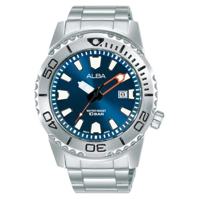 Jam Tangan Alba Pria Ag8M07 Ag8M07X1 Original Bergaransi 1 Tahun