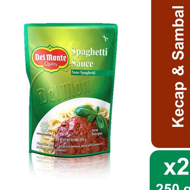 

12.12 Fasion sale Delmonte Saus Spaghetti Pouch 250 gr x 2 pcs buruan