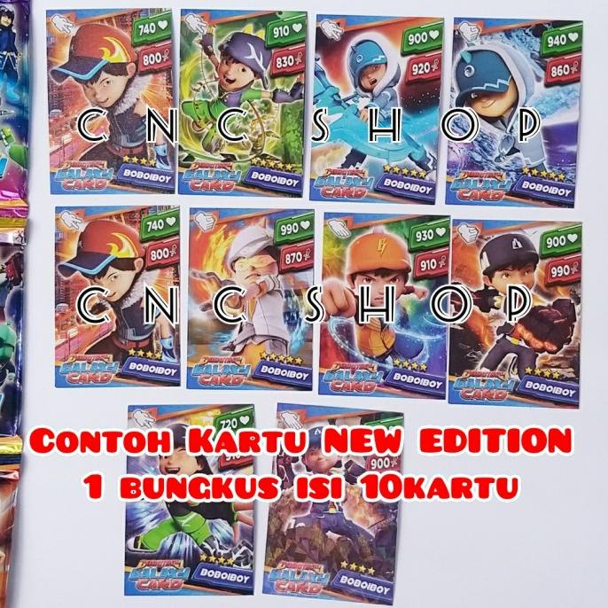 Grosir 1Pak 72Bungkus Trading Card Boboiboy Galaxy New Edition