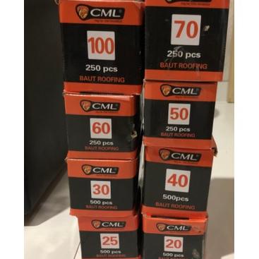 Miliki Baut Roofing / Skrup Roofing "CAMEL" 70mm, 7cm (50 pcs) / Baut Roofing Baja Ringan / Baut Roo