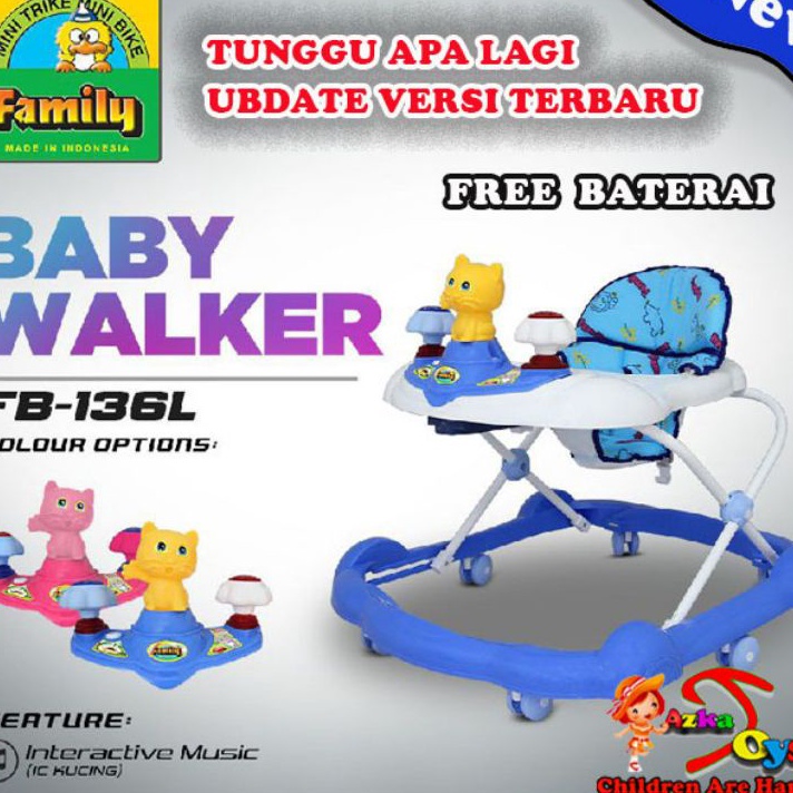 HOT SALE baby walker family 136 baby walker family musik terbaru | kado bayi | belajar berjalan bayi