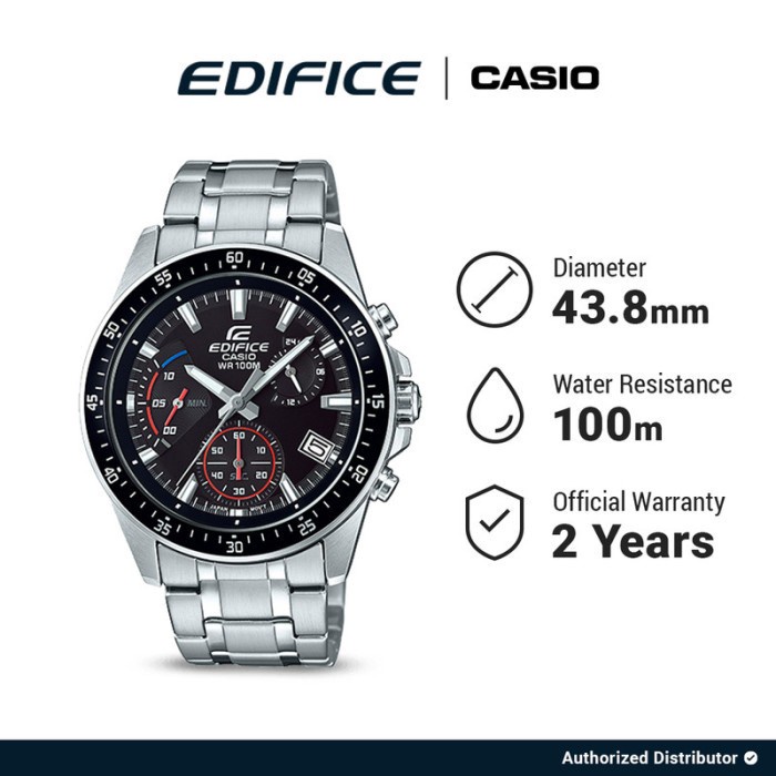 [READY INSTANT] Casio Edifice Jam Tangan Original EFV-540D-1AVUDF