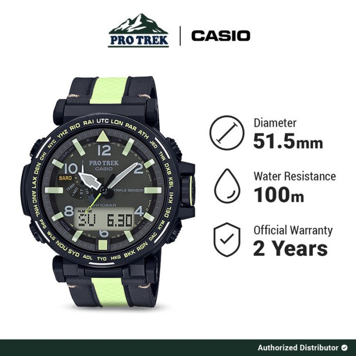 [READY INSTANT] Casio Jam Tangan Pria Protrek PRG-650YL-3DR Original Analog Digital