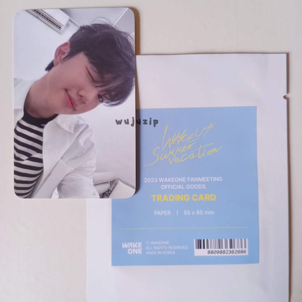 Trading Card MD Offline Wakeone Fanmeeting EVNNE Jihoo