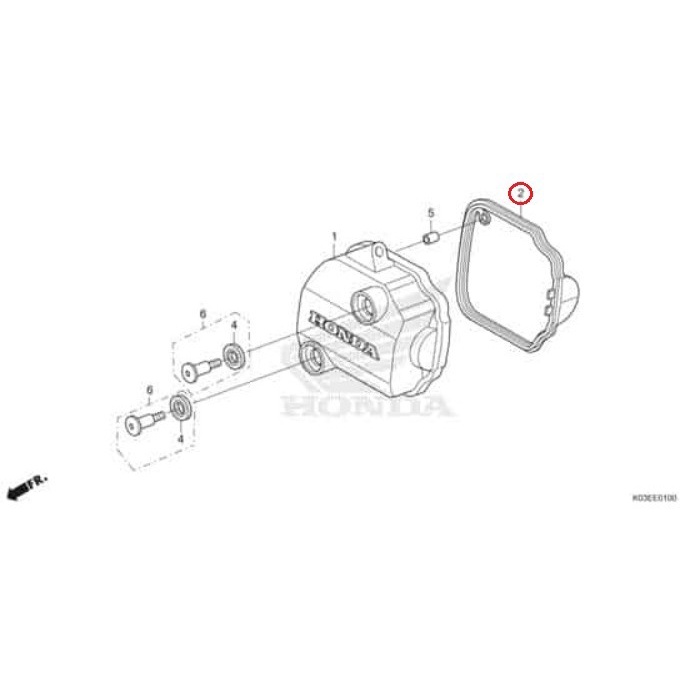 Paking (Gasket Head Cover) Revo FI - 12391K03N31 ORIGINAL