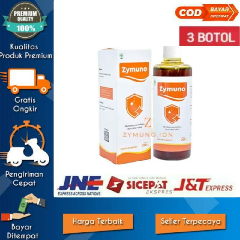 MADU ZYMUNO - MADU HERBAL ORIGINAL - PAKET 3 BOTOL