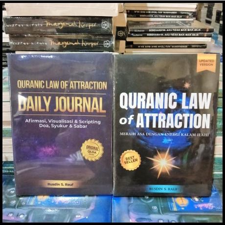 

TERMURAH PAKET 2 BUKU : QURANIC LAW OF ATTRACTION + DAILY JOURNAL QLOA SERIES
