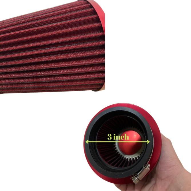 Filter Racing 3" Universal Filter Udara Mobil Modifikasi