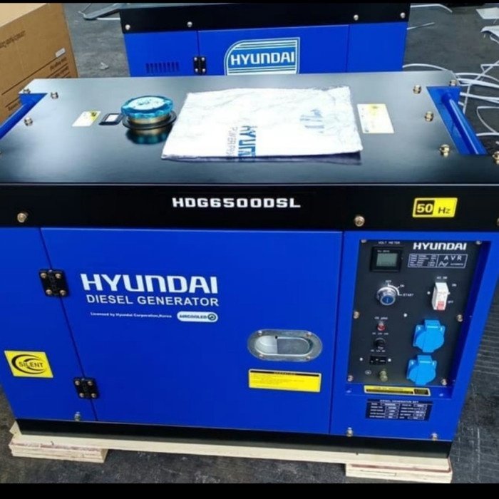 HYUNDAI HDG 6500 DSL GENSET DIESEL SILENT 5000 WATT