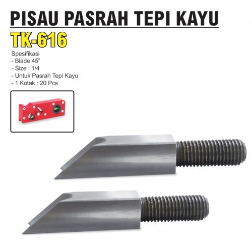 

ALDO PISAU PASRAH TEPI KAYU BULAT 1/4 INCH