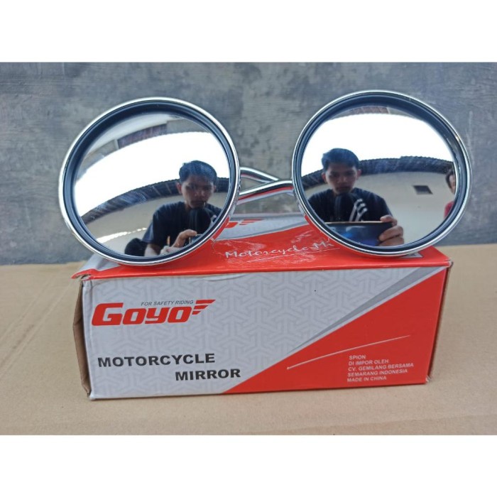 Spion Retro Pendek Chrome OKE TOP