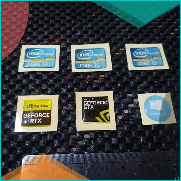 

Sticker Timbul Resin Intel Geforce Laptop Stiker Lentur logo 3D PC 20JVLZ3 parts