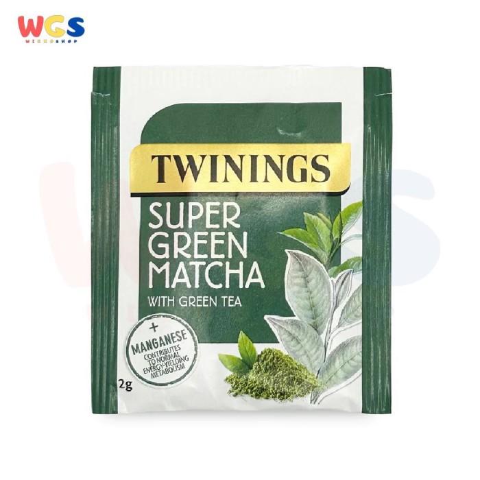 

Twinings Superblends Super Green Matcha With Green Tea 20 Envelope x2g Best Seller