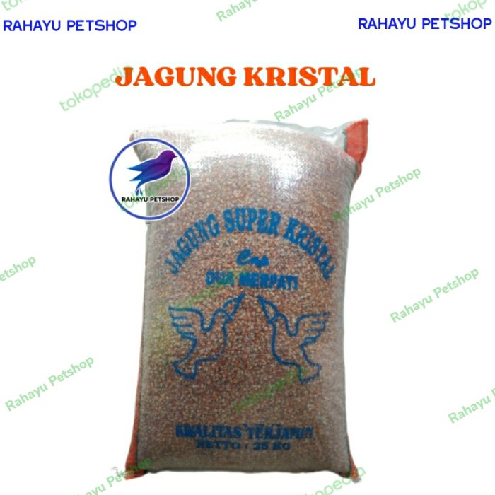 Mofha- Pakan Merpati Jagung Kristal 25Kg