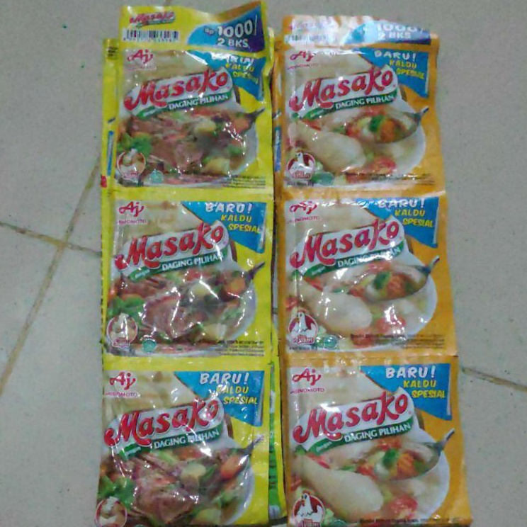 

↔✢❅ Masako Ayam Sapi RENCENG 12 pcs