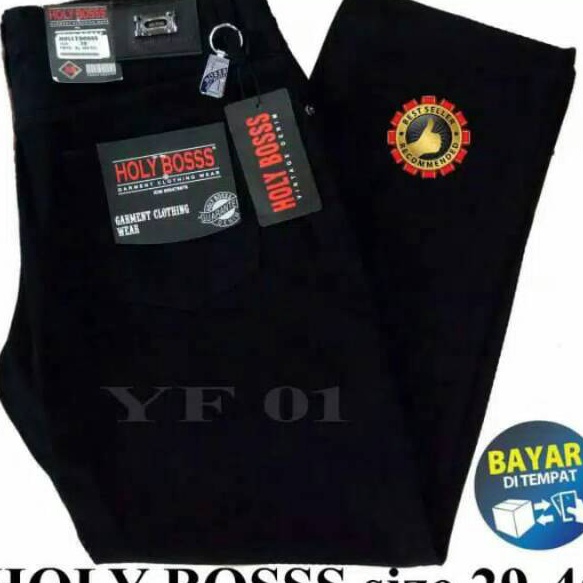Dijual  Celana Panjang jeans Pria Holy Boss Original - Celana Denim pria Holly Boss bahan lembut ter
