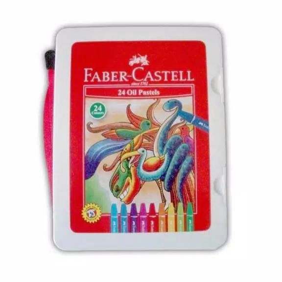 

Terbatas Crayon 24 warna / Hexagonal Oil Pastel 24 faber castell