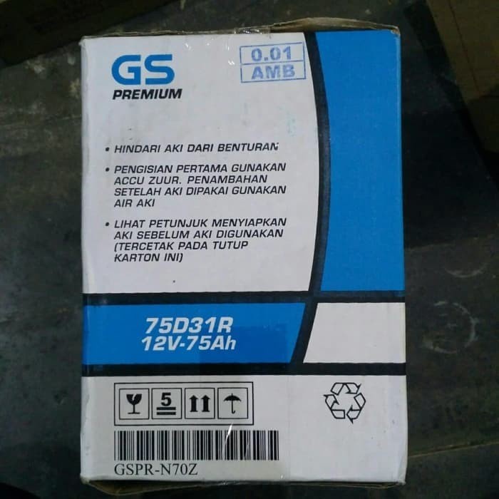 Accu / Aki GS Premium N70Z star