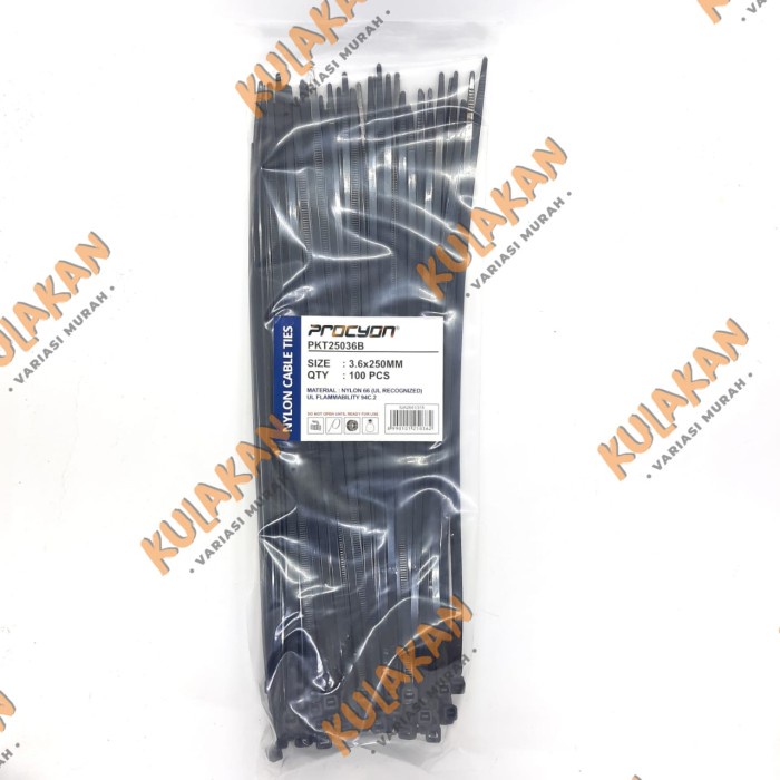 

Kabel Tali Ties Tie Pengikat Plastik 150 200 250 300 mm Hitam 15 20 cm termurah