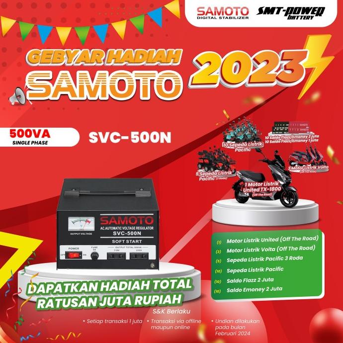 Stabilizer Samoto 500Va Servo Motor